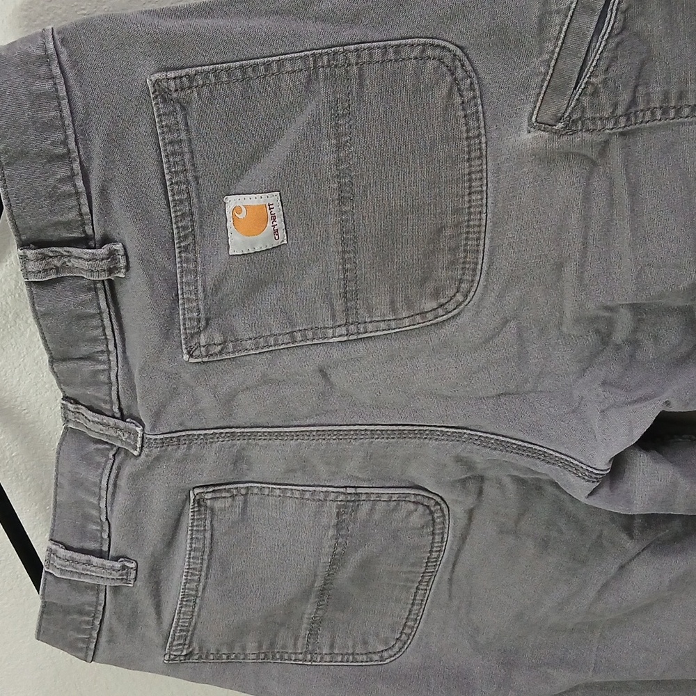 Carhartt Relaxed Fit Grey Shorts Size 34" - Picture 6 of 7